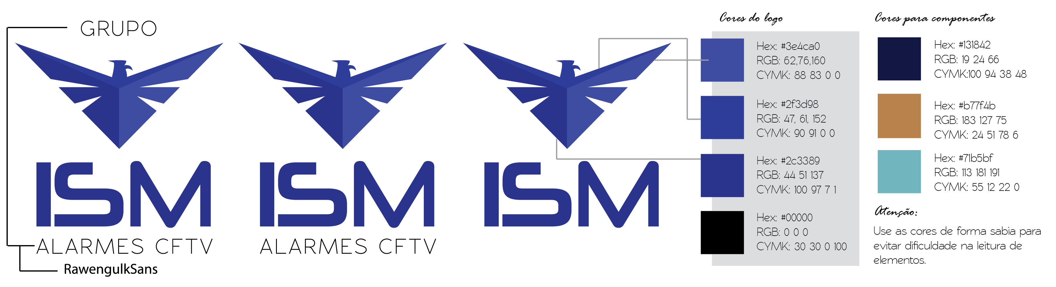 ISM Alarmes - Estudo de composição e cores