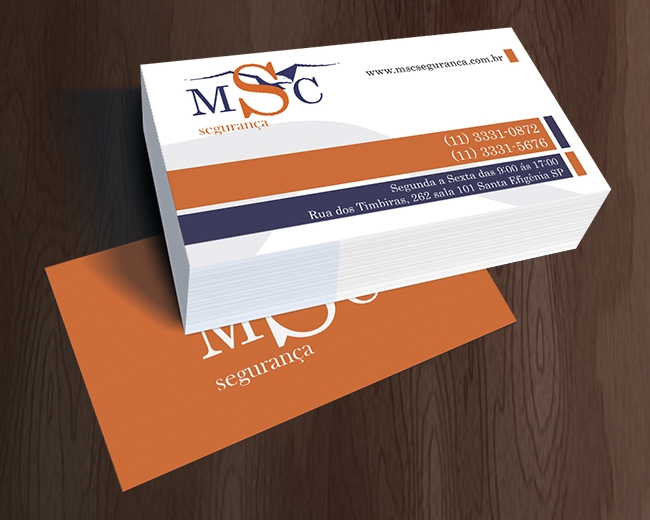 Cartão de Visita MSC Segurança