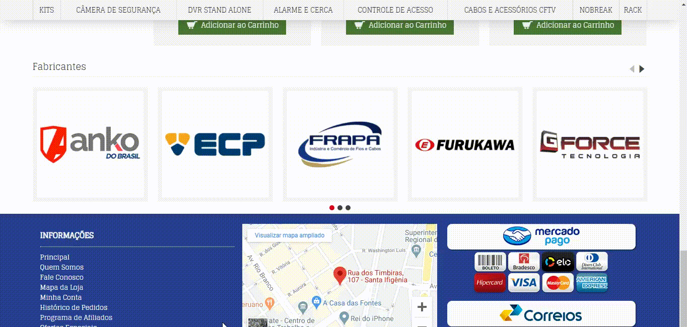 carrossel-fabricantes-e-carregamento-automatico-de-novos-produtos-sem-paginacao E-commerce de produtos de Segurança Eletrônica CFTV da Projeta Seg